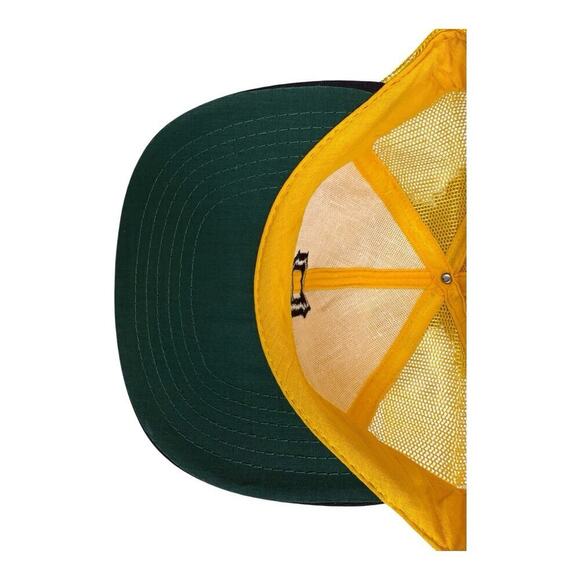 Vintage 80’s 90’s Pittsburgh Pirates Snapback Trucker Hat Cap MLB U.I.I. Yellow - Picture 9 of 11